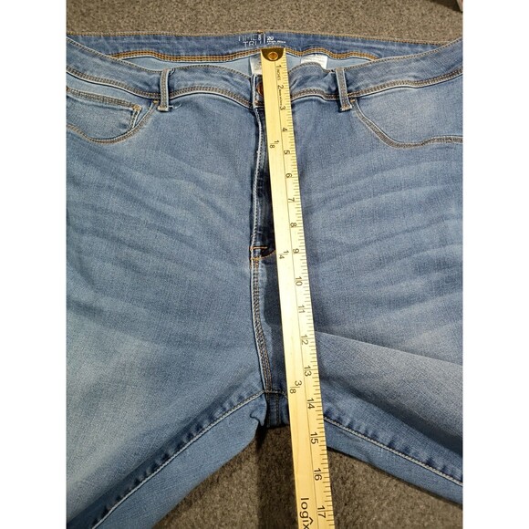 Time & Tru Core Jegging Womens Jeans High Rise Skinny SZ XXL (20) Blue Pull On - Picture 8 of 12